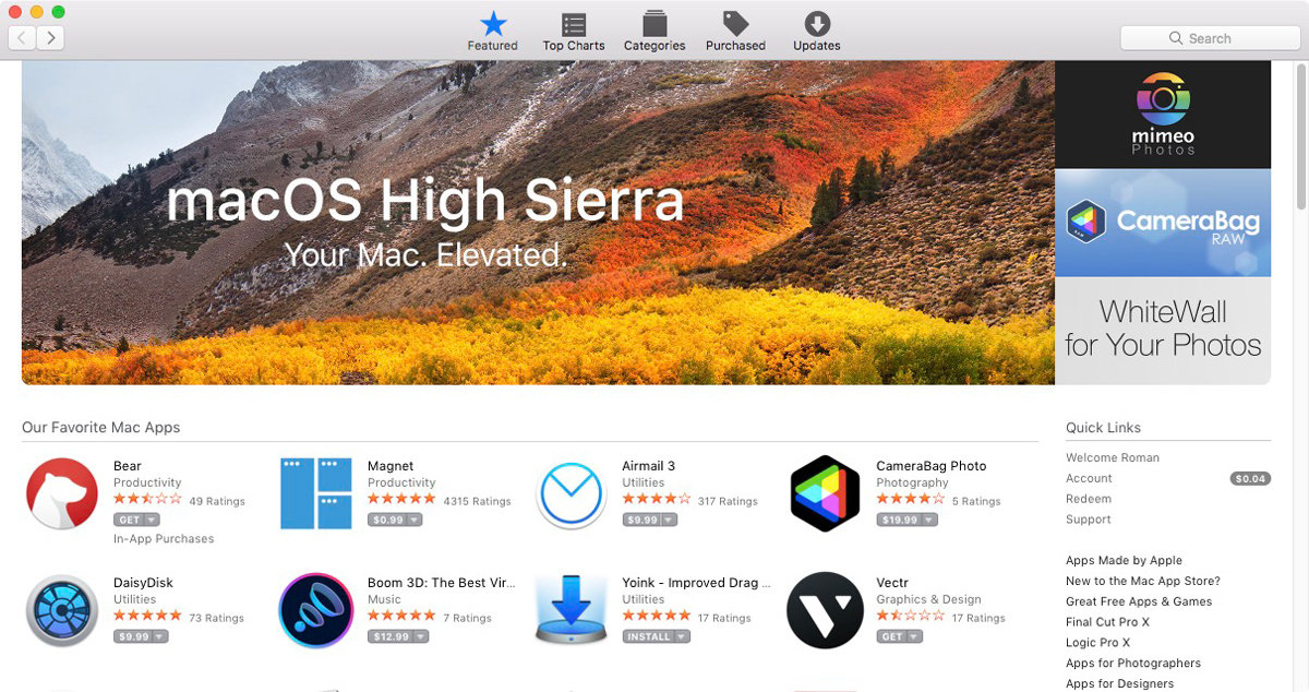 download full high sierra installer without app store